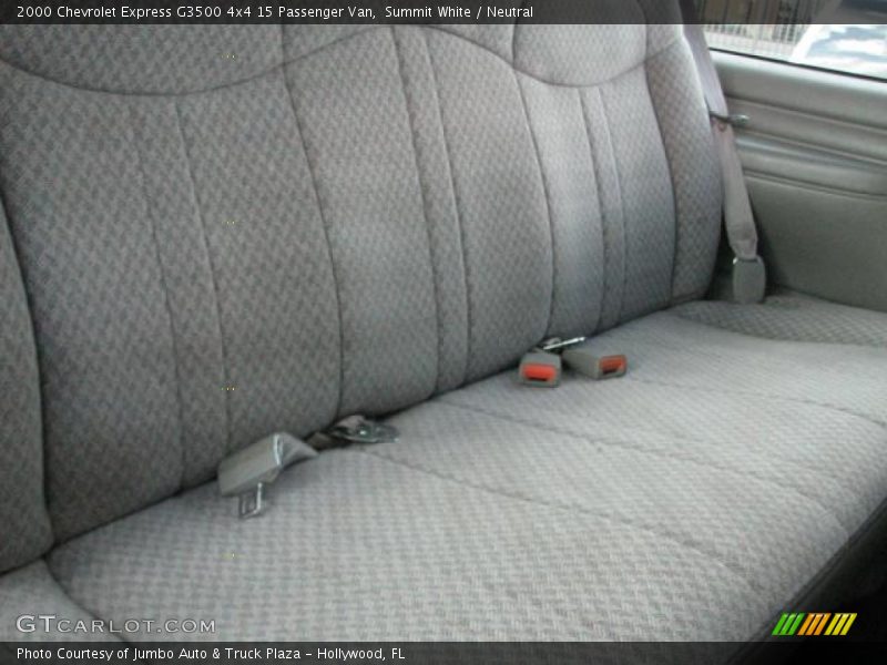Summit White / Neutral 2000 Chevrolet Express G3500 4x4 15 Passenger Van