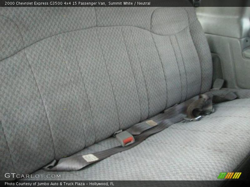 Summit White / Neutral 2000 Chevrolet Express G3500 4x4 15 Passenger Van