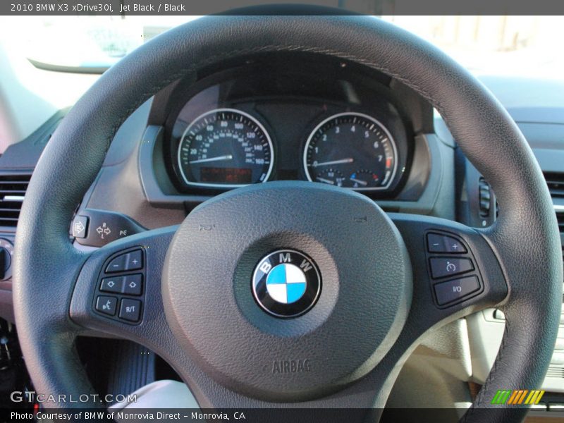 Jet Black / Black 2010 BMW X3 xDrive30i