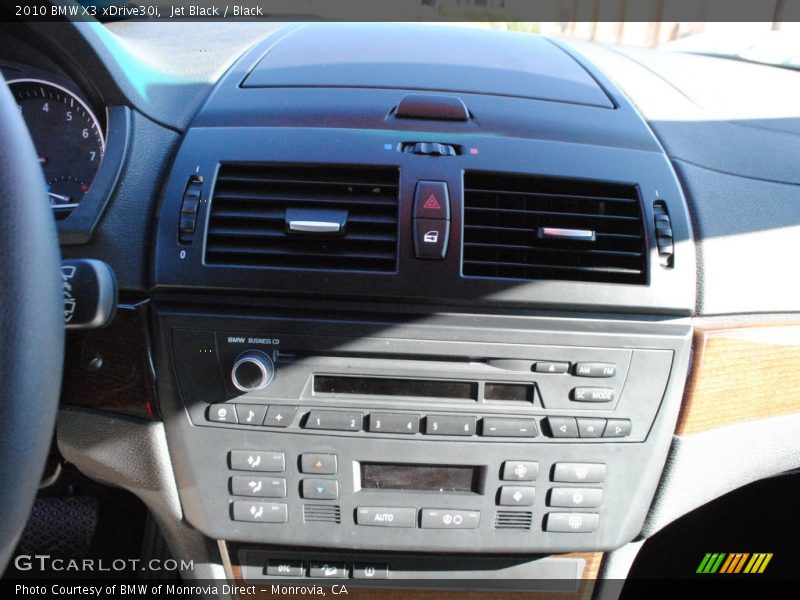 Jet Black / Black 2010 BMW X3 xDrive30i