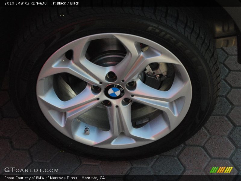 Jet Black / Black 2010 BMW X3 xDrive30i