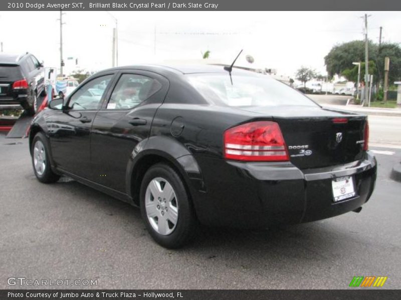 Brilliant Black Crystal Pearl / Dark Slate Gray 2010 Dodge Avenger SXT