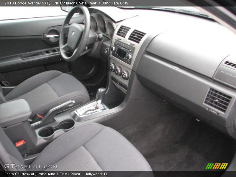 Brilliant Black Crystal Pearl / Dark Slate Gray 2010 Dodge Avenger SXT