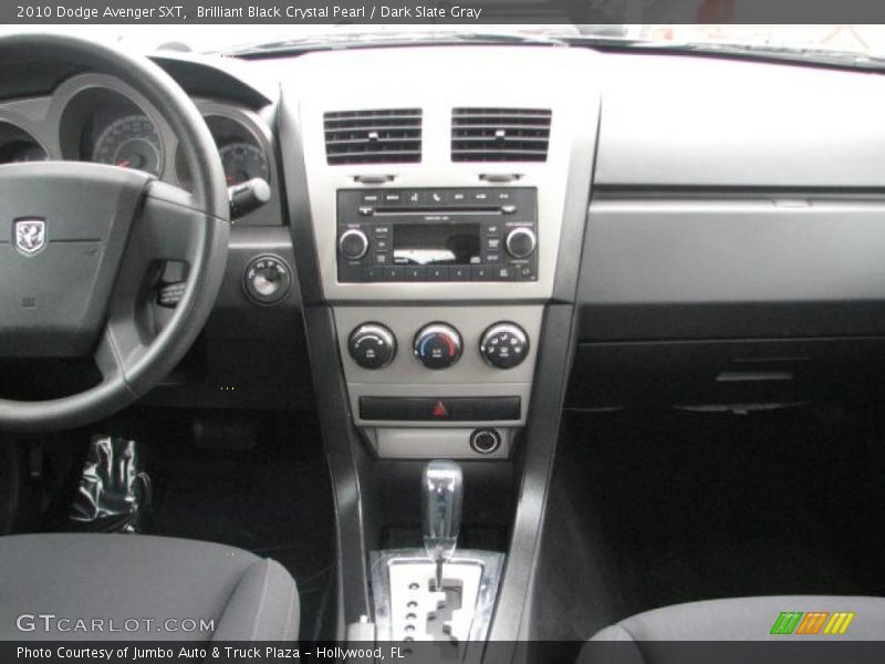 Brilliant Black Crystal Pearl / Dark Slate Gray 2010 Dodge Avenger SXT