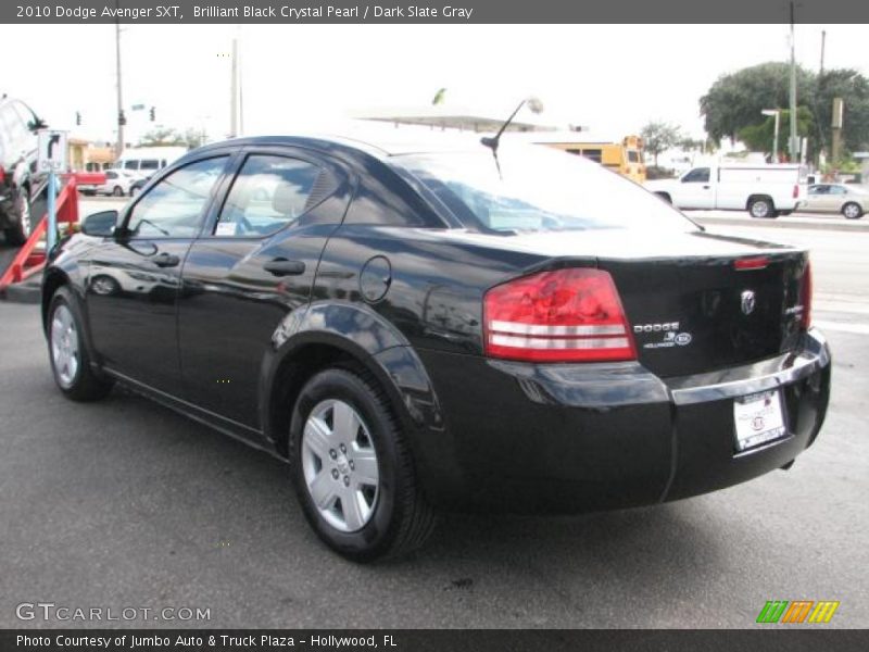 Brilliant Black Crystal Pearl / Dark Slate Gray 2010 Dodge Avenger SXT