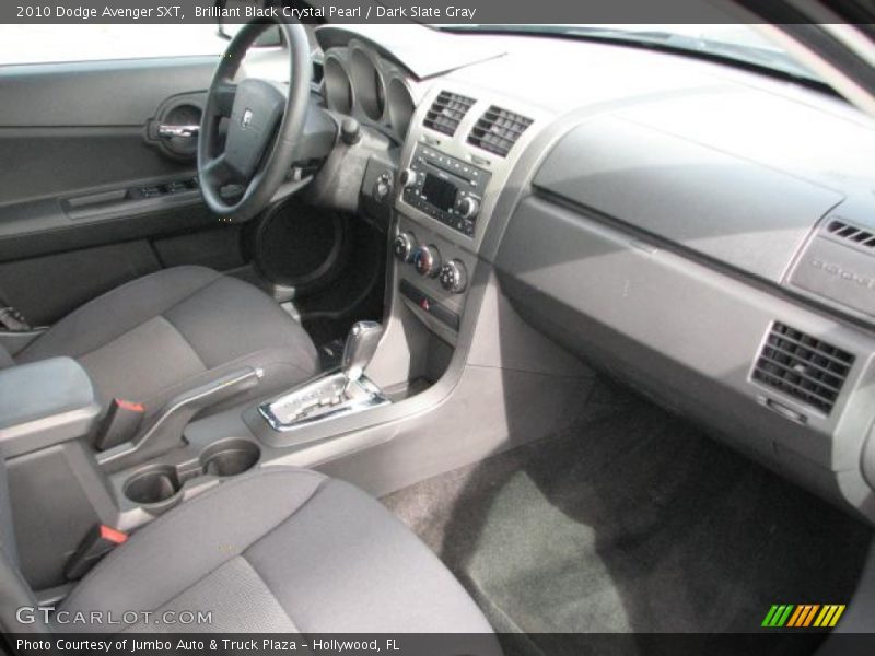 Brilliant Black Crystal Pearl / Dark Slate Gray 2010 Dodge Avenger SXT