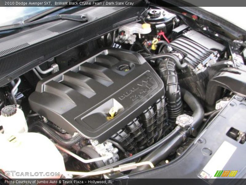 Brilliant Black Crystal Pearl / Dark Slate Gray 2010 Dodge Avenger SXT