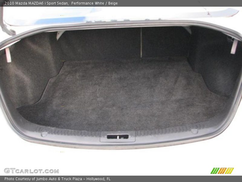 Performance White / Beige 2010 Mazda MAZDA6 i Sport Sedan
