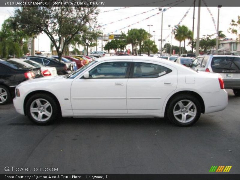 Stone White / Dark Slate Gray 2010 Dodge Charger SXT