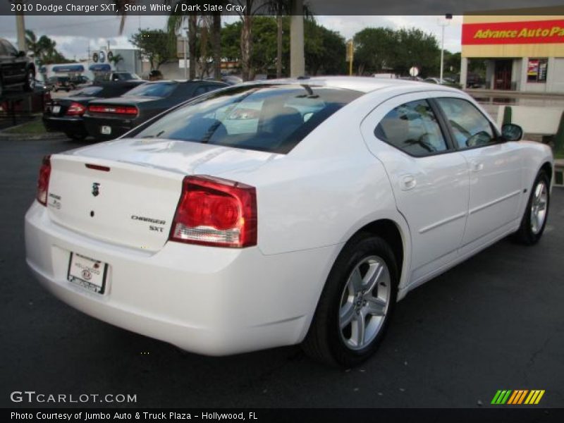 Stone White / Dark Slate Gray 2010 Dodge Charger SXT