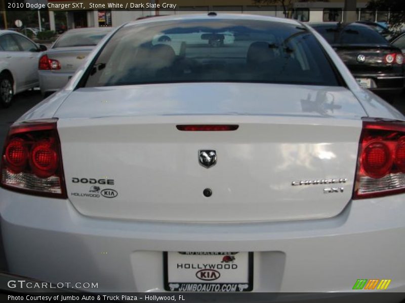 Stone White / Dark Slate Gray 2010 Dodge Charger SXT