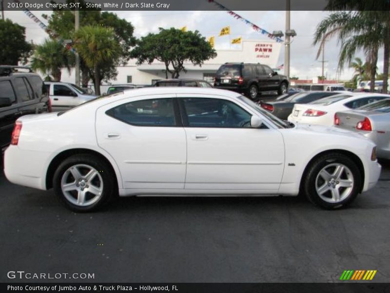 Stone White / Dark Slate Gray 2010 Dodge Charger SXT