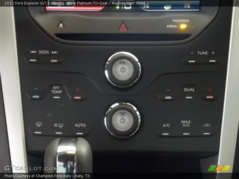 Controls of 2012 Explorer XLT EcoBoost