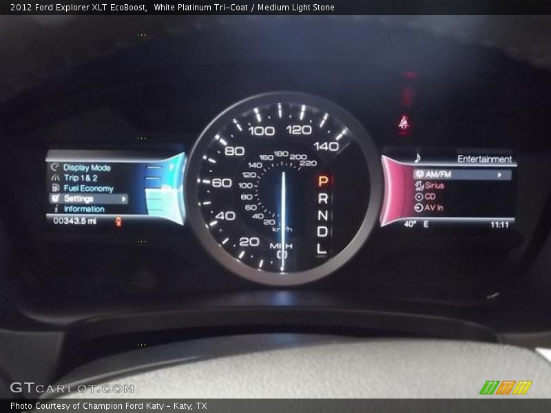  2012 Explorer XLT EcoBoost XLT EcoBoost Gauges