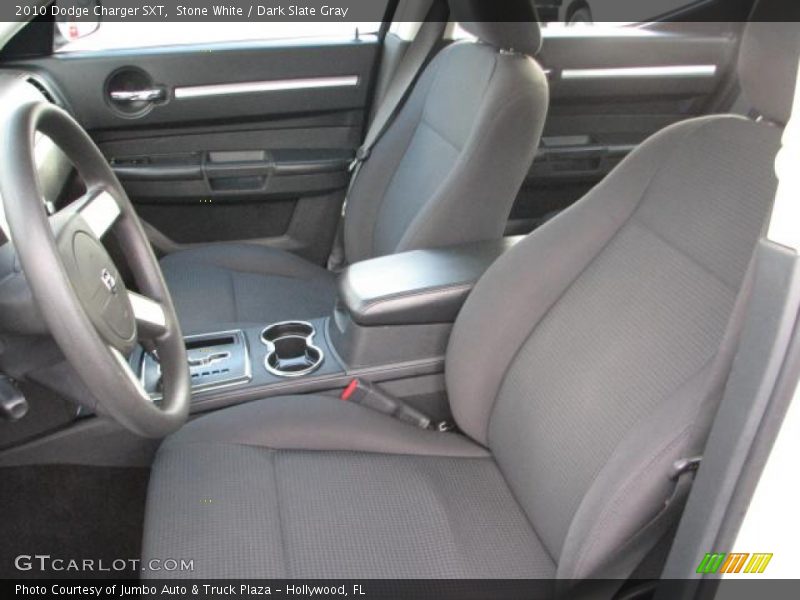 Stone White / Dark Slate Gray 2010 Dodge Charger SXT