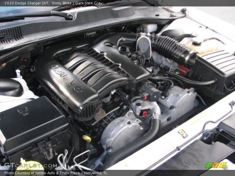 Stone White / Dark Slate Gray 2010 Dodge Charger SXT