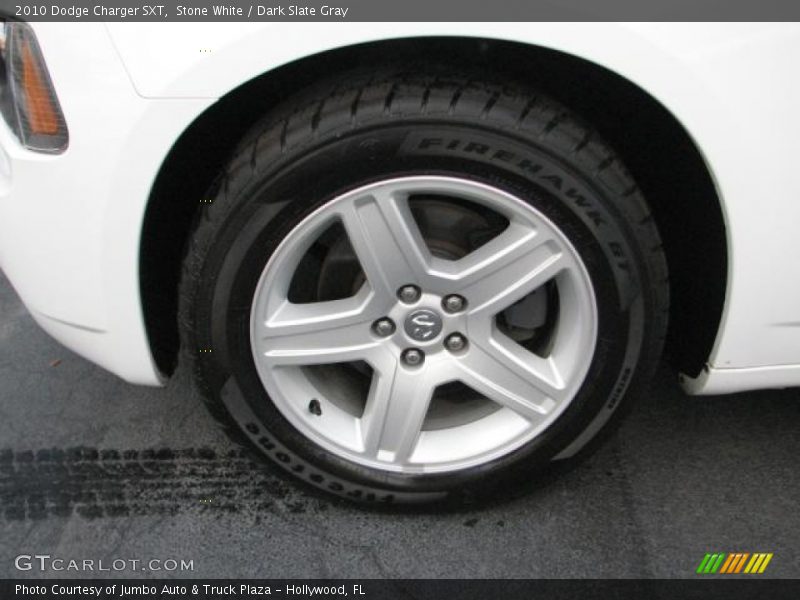 Stone White / Dark Slate Gray 2010 Dodge Charger SXT