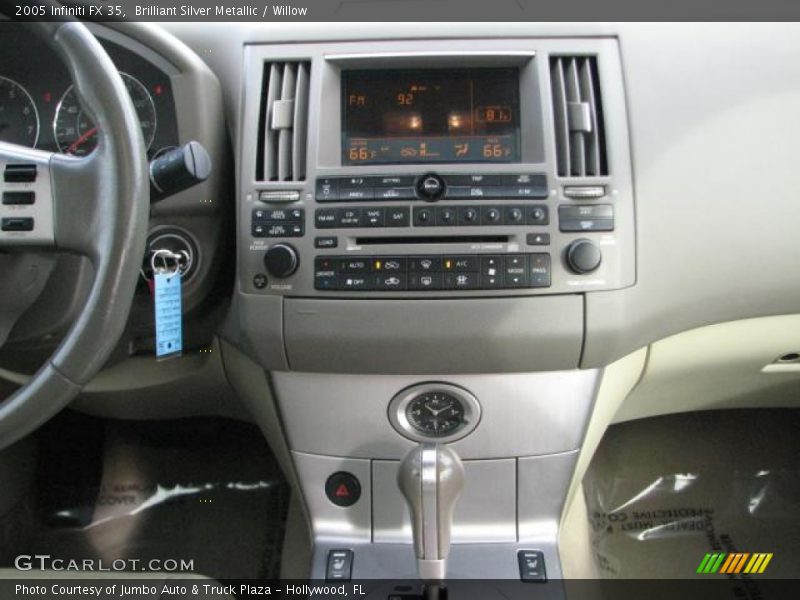 Brilliant Silver Metallic / Willow 2005 Infiniti FX 35