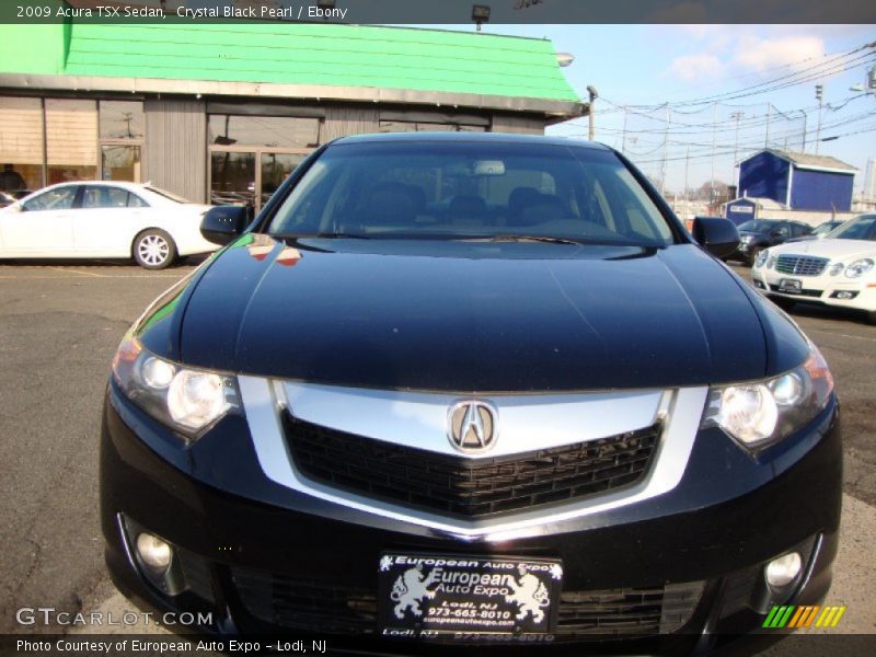 Crystal Black Pearl / Ebony 2009 Acura TSX Sedan