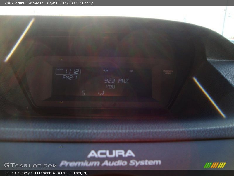 Crystal Black Pearl / Ebony 2009 Acura TSX Sedan