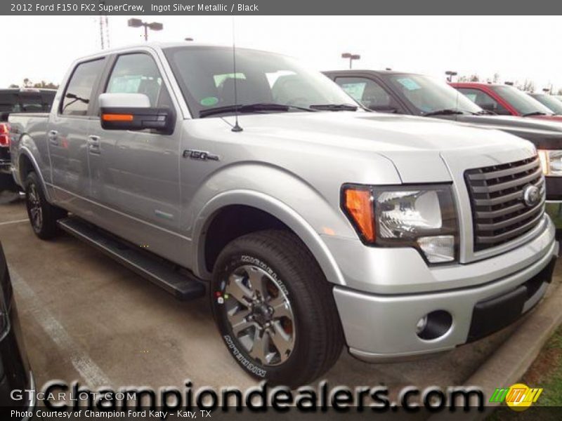 Ingot Silver Metallic / Black 2012 Ford F150 FX2 SuperCrew