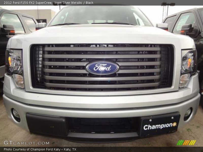 Ingot Silver Metallic / Black 2012 Ford F150 FX2 SuperCrew