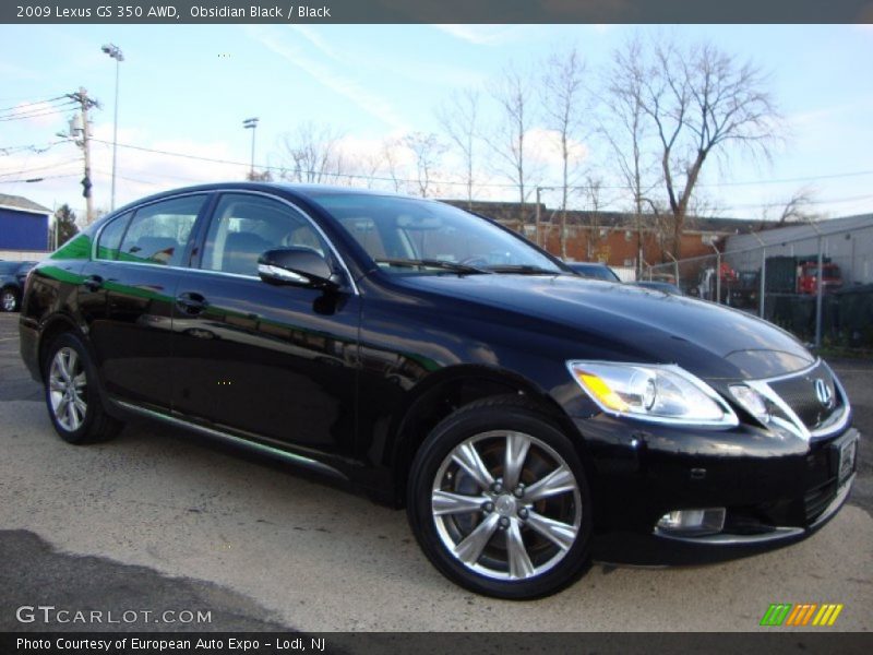 Obsidian Black / Black 2009 Lexus GS 350 AWD
