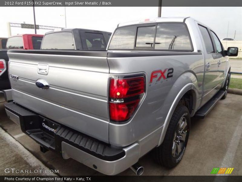 Ingot Silver Metallic / Black 2012 Ford F150 FX2 SuperCrew