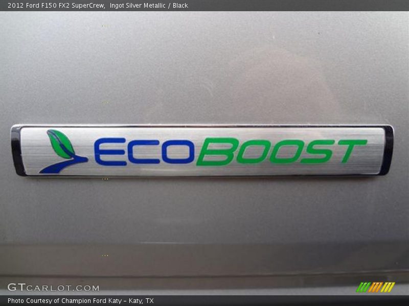 Ingot Silver Metallic / Black 2012 Ford F150 FX2 SuperCrew