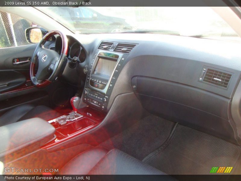 Obsidian Black / Black 2009 Lexus GS 350 AWD