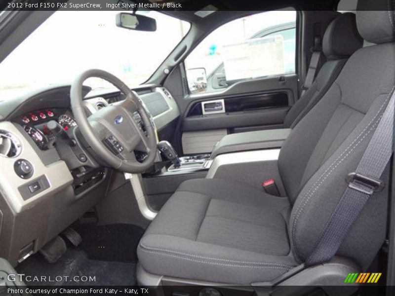  2012 F150 FX2 SuperCrew Black Interior