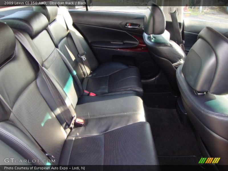 Obsidian Black / Black 2009 Lexus GS 350 AWD