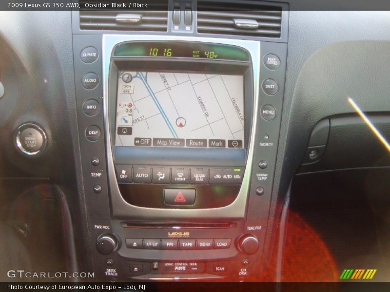 Obsidian Black / Black 2009 Lexus GS 350 AWD