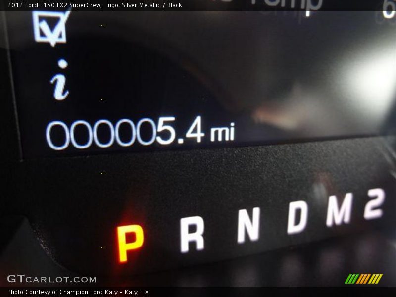 Ingot Silver Metallic / Black 2012 Ford F150 FX2 SuperCrew