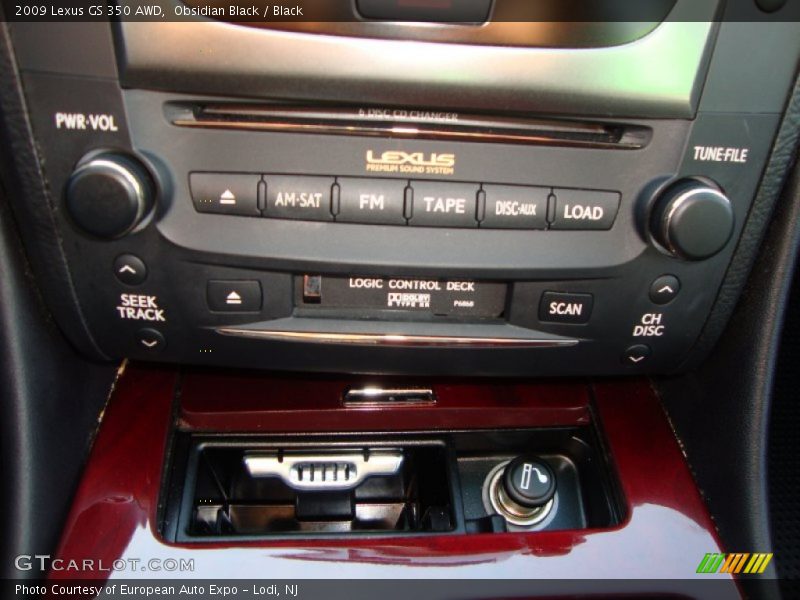 Obsidian Black / Black 2009 Lexus GS 350 AWD