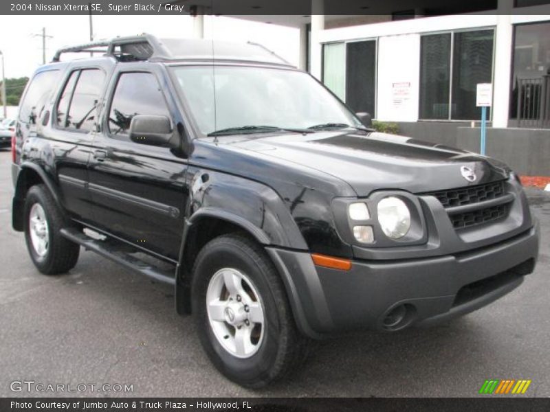 Super Black / Gray 2004 Nissan Xterra SE