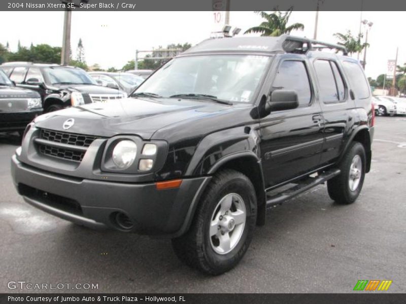 Super Black / Gray 2004 Nissan Xterra SE