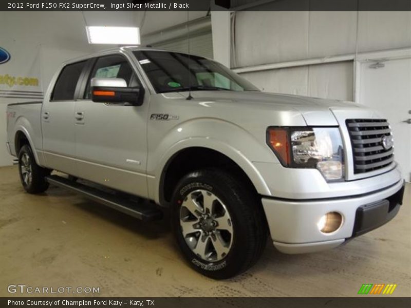 Ingot Silver Metallic / Black 2012 Ford F150 FX2 SuperCrew