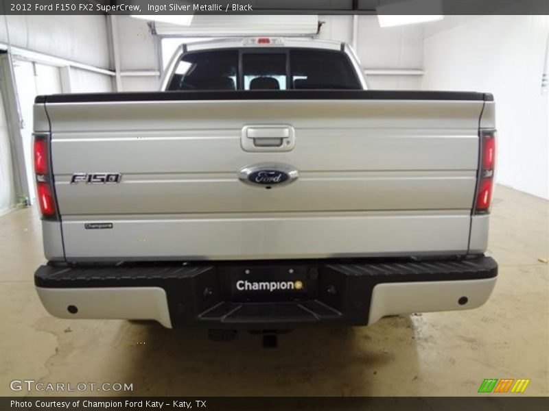 Ingot Silver Metallic / Black 2012 Ford F150 FX2 SuperCrew