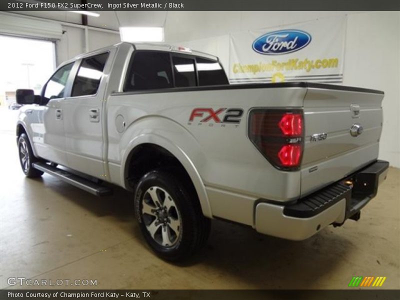 Ingot Silver Metallic / Black 2012 Ford F150 FX2 SuperCrew