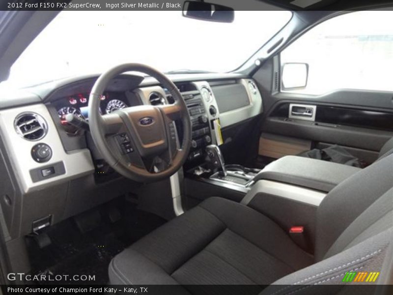 Black Interior - 2012 F150 FX2 SuperCrew 