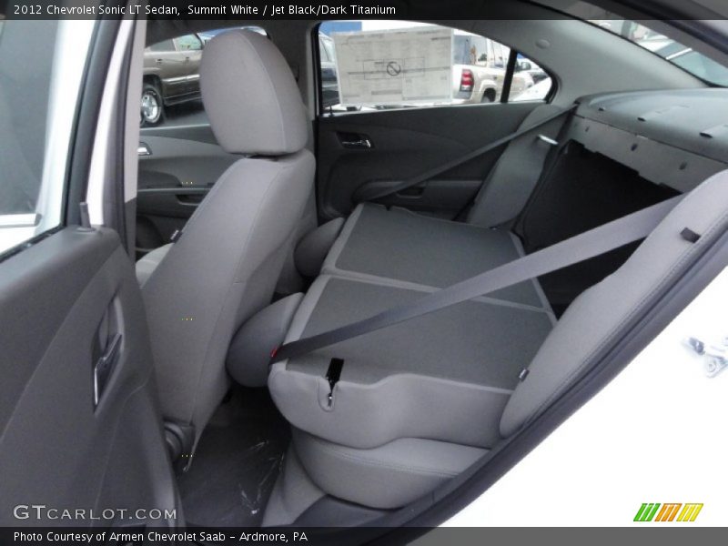 Summit White / Jet Black/Dark Titanium 2012 Chevrolet Sonic LT Sedan