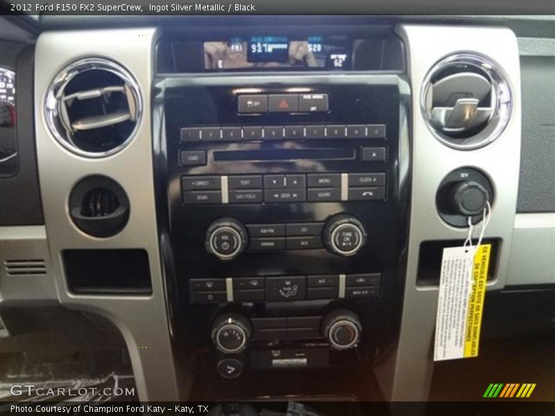 Ingot Silver Metallic / Black 2012 Ford F150 FX2 SuperCrew