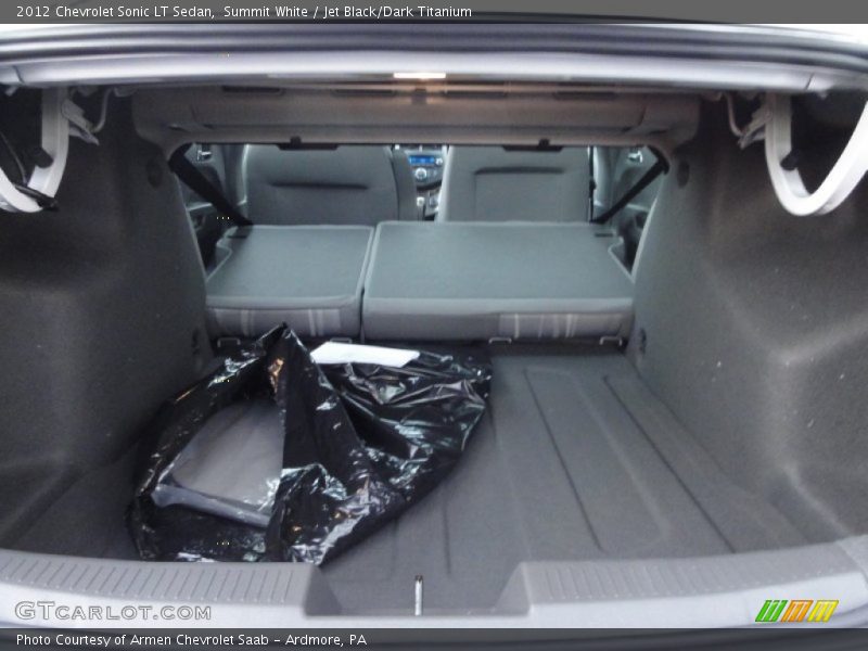 Summit White / Jet Black/Dark Titanium 2012 Chevrolet Sonic LT Sedan