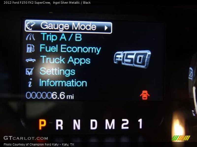 Ingot Silver Metallic / Black 2012 Ford F150 FX2 SuperCrew