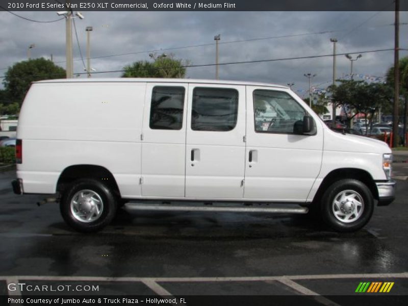 Oxford White / Medium Flint 2010 Ford E Series Van E250 XLT Commericial