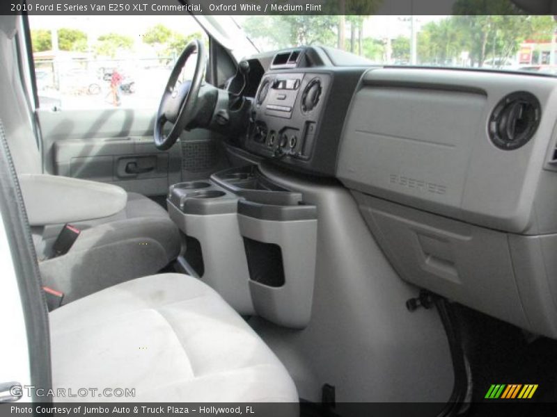 Oxford White / Medium Flint 2010 Ford E Series Van E250 XLT Commericial