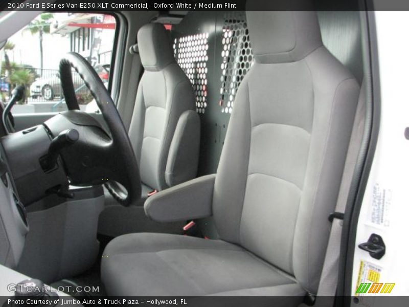 Oxford White / Medium Flint 2010 Ford E Series Van E250 XLT Commericial