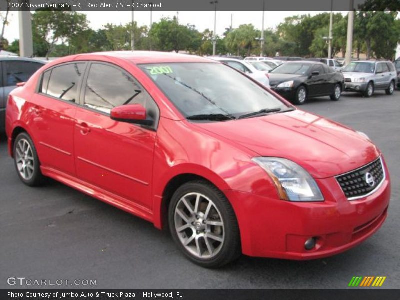 Red Alert / SE-R Charcoal 2007 Nissan Sentra SE-R