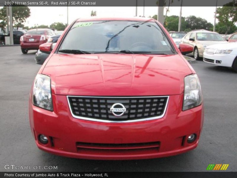 Red Alert / SE-R Charcoal 2007 Nissan Sentra SE-R